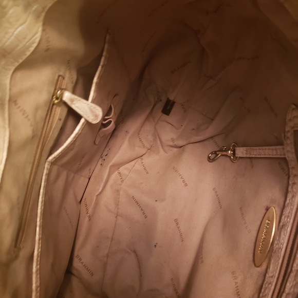 Cream brahmin handbag - Picture 5 of 5